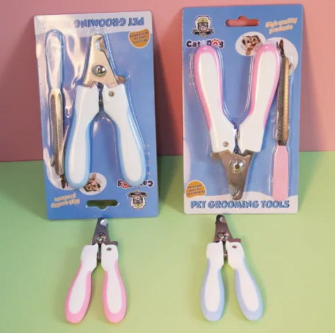 반려동물 발톱깎이, 푸들 및 소형견·고양이 위생용품, 네일 파일(줄) 포함 고양이 발톱깎이 세트 및 반려견 발톱 가위